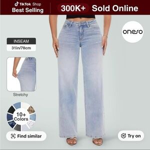 ONESO Women's Light Blue Jeans